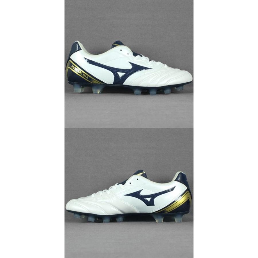 MIZUNO（ミズノ） モナルシーダ 2 WIDE ホワイト×ネイビー×ゴールド