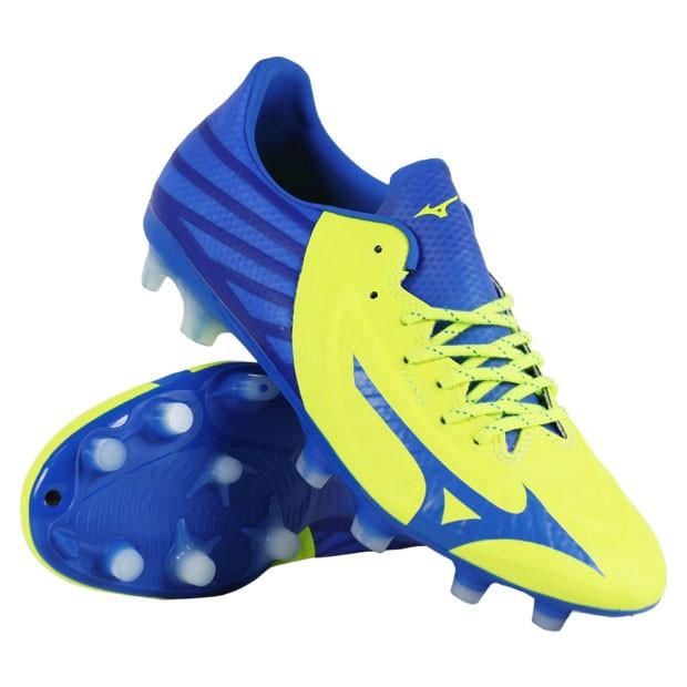 【新品】MIZUNO ミズノ レビュラ3PRO P1GA196423 25㎝ MIZUNO（ミズノ） サッカースパイク レビュラ 3 PRO イエロー×ブルー