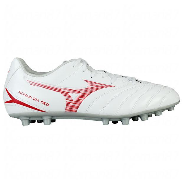 Mizuno サッカーシューズ ホワイト/レッド MIZUNO モナルシーダ NEO 3 SELECT MG ホワイト×レッド 【MIZUNO