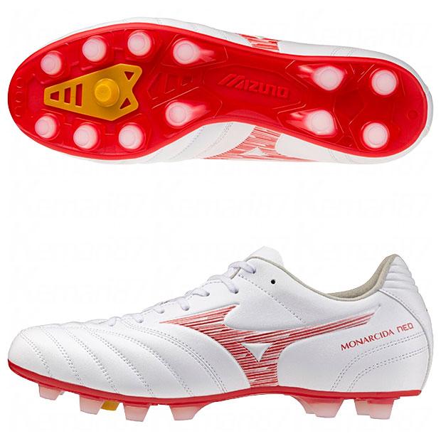 MIZUNO（ミズノ） モナルシーダ NEO 3 WIDE PRO ホワイト×ルビーレッド