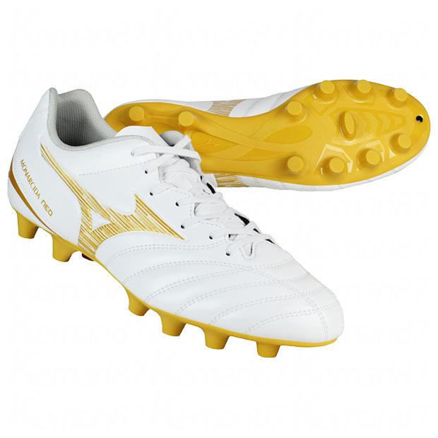 MIZUNO ミズノ モナルシーダ ネオ3 SELECT(ホワイト×ゴールド) P1GA262550 サッカー スパイク ワイド MONARCIDA MIZUNO（ミズノ） モナルシーダ NEO 3 SELECT ホワイト×ゴールド