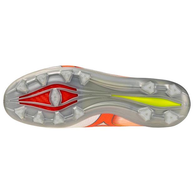MIZUNO（ミズノ） ミズノアルファ 3 ELITE ホワイト×オレンジ×イエロー