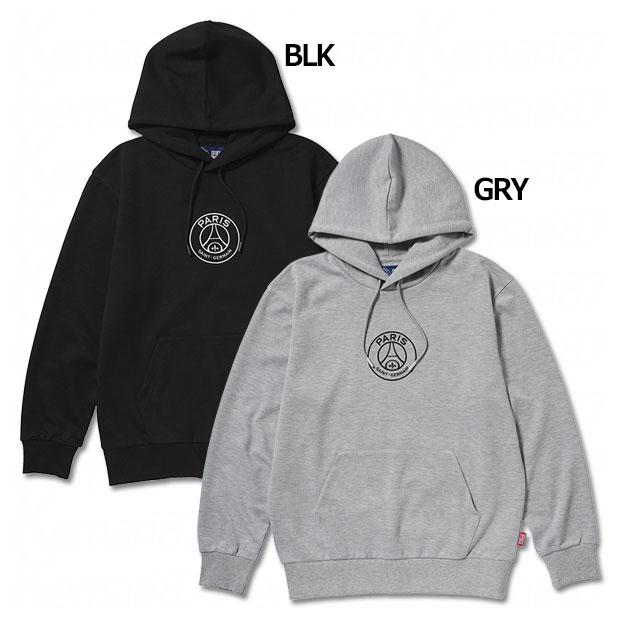 パリサンジェルマン エンブレムロゴ & バックプリント テックフリースプルオーバーフーディ　【Fanatics|ファナティクス】クラブチームウェアーps0625fw0002 Fanatics（ファナティクス） パリサンジェルマン エンブレムロゴ