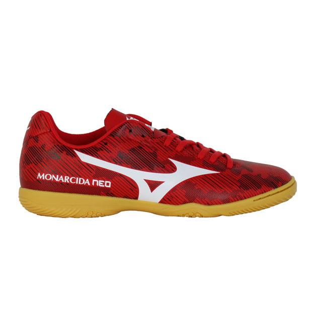 Mizuno フットサルシューズ レッド/ホワイト MIZUNO モナルシーダ NEO SALA CLUB IN レッド×ホワイト