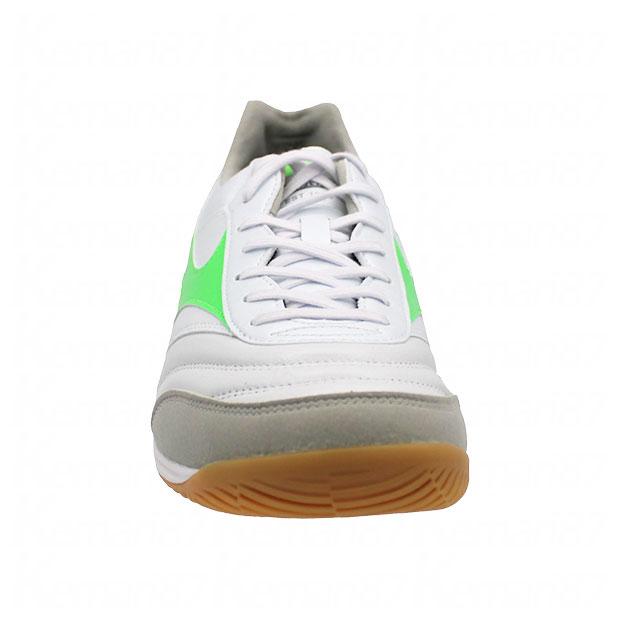 モレリア|SALA|ELITE|IN　スーパーホワイトパール×ネオングリーン　【MIZUNO|ミズノ】フットサルシューズq1ga251237 MIZUNO（ミズノ） モレリア SALA ELITE IN スーパーホワイトパール