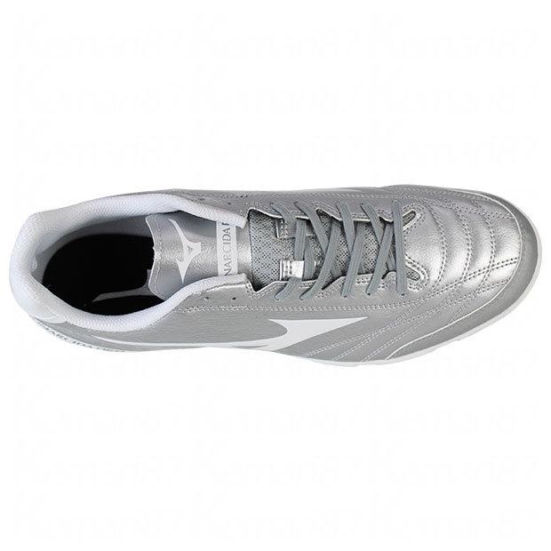 モナルシーダ NEO SALA SELECT TF シルバー×ホワイト 【MIZUNO|ミズノ】サッカーフットサルトレーニングシューズq1gb2122|kemarifast|04