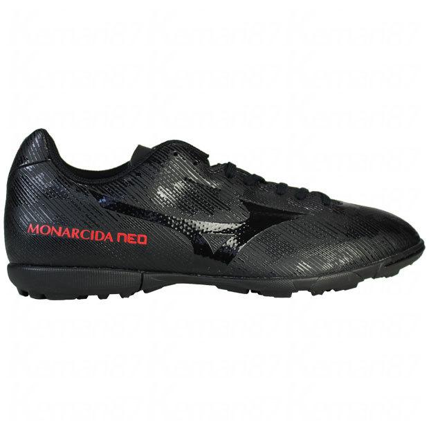 モナルシーダ NEO SALA CLUB TF ブラック×ブラック 【MIZUNO|ミズノ】サッカーフットサルトレーニングシューズq1gb222300|kemarifast|02