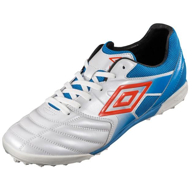 Umbro アクセレイター Pro サッカーシューズ ホワイト/ブルー umbro（アンブロ） アクセレイター サラ SL TF ホワイト×ブルー