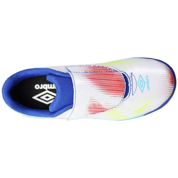 Umbro サッカーシューズ ホワイト/ブルー umbro アンブロ ジュニア サッカー トレーニングシューズ 20