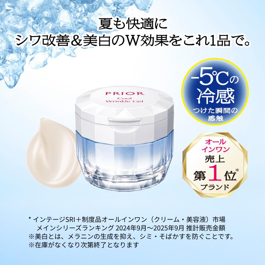 PRIOR 二個セット 資生堂 プリオール オールインワン 薬用 冷やし
