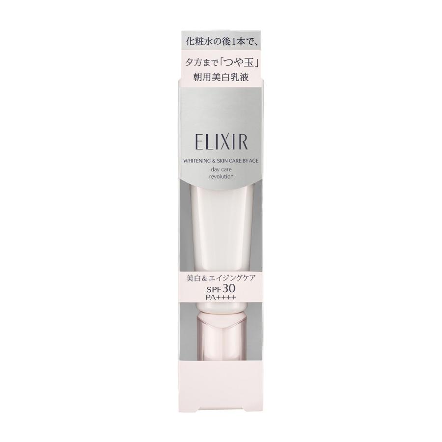 エリクシールホワイト デーケアレボリューションt 35ml 朝用美白乳液 ｓｐｆ30 Pa エイジングケア つや玉 乾燥 小じわ 化粧下地 資生堂認定 96346 けみかる堂 通販 Yahoo ショッピング