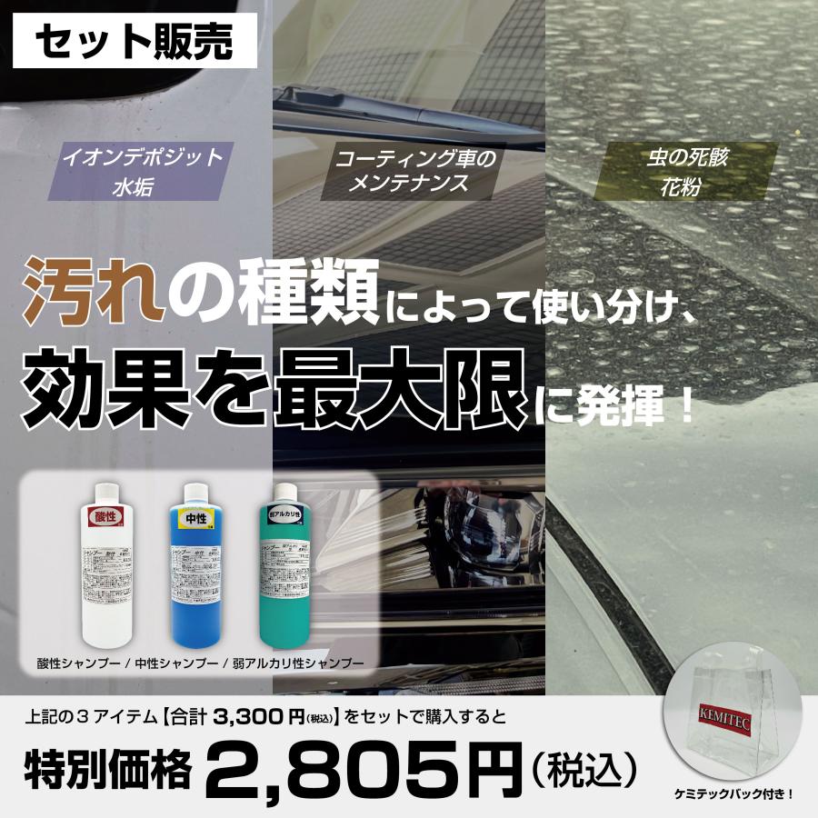 ケミテック 3phシャンプー セット （ 酸性 中性 弱アルカリ性