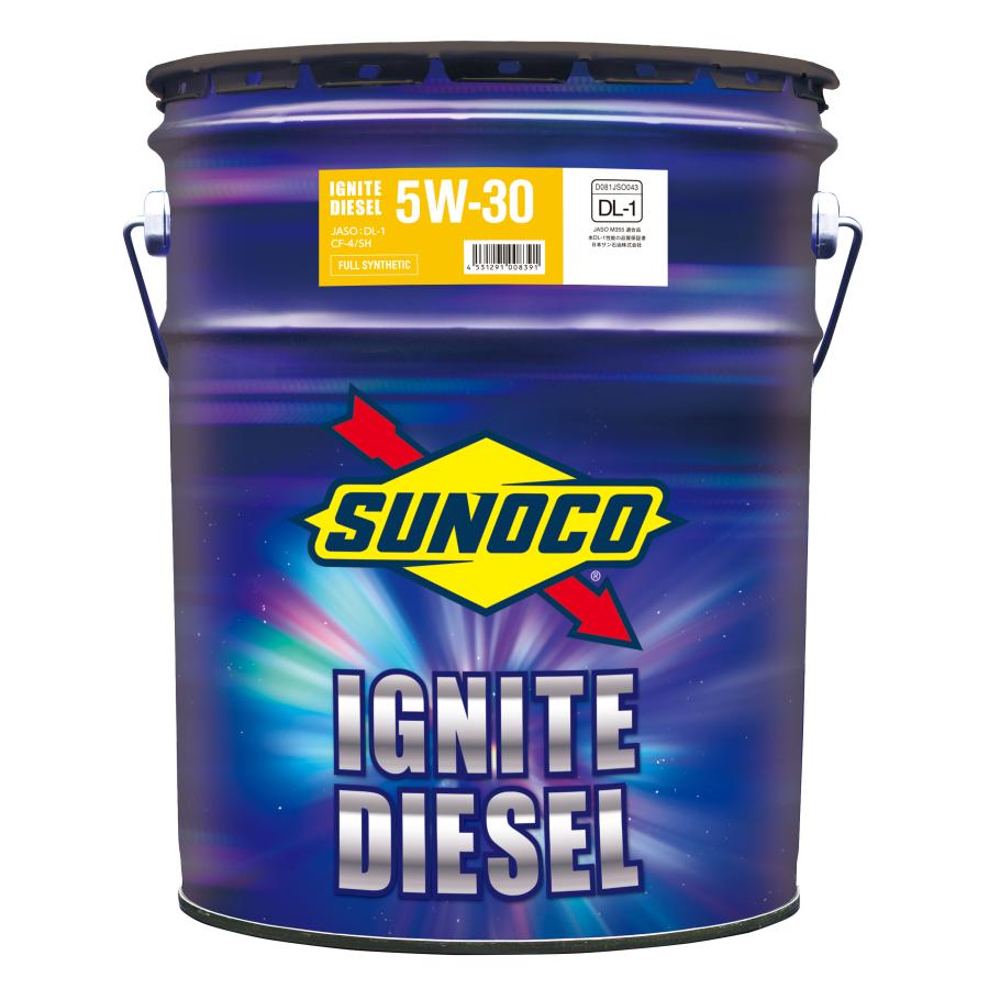 スノコ、SUNOCO イグナイト　ディーゼルオイルI5W-30 DL-1 20L SUNOCO ( スノコ ) ディーゼルオイル IGNITE DIESEL イグナイト
