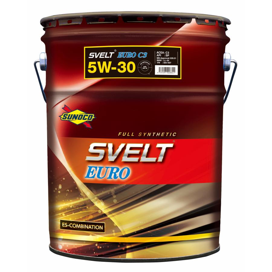 【vqsasさま専用】スノコ スベルトEURO エンジンオイル 5W-50 日本サン石油 SUNOCO Svelt EURO 5W-50 20Lx1缶 エンジンオイル