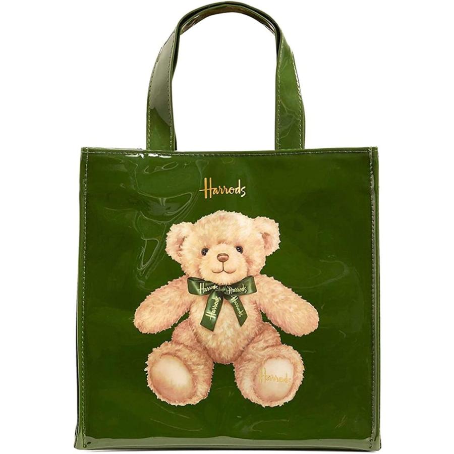 英国 Harrods ハロッズ 年 Ss Sサイズ ジェイコブベア 裏地にもクマちゃんが大集合 Harrods 並行輸入品 年 Sサイズ Ken2ストア本店 ショッピングバッグ トートバッグ