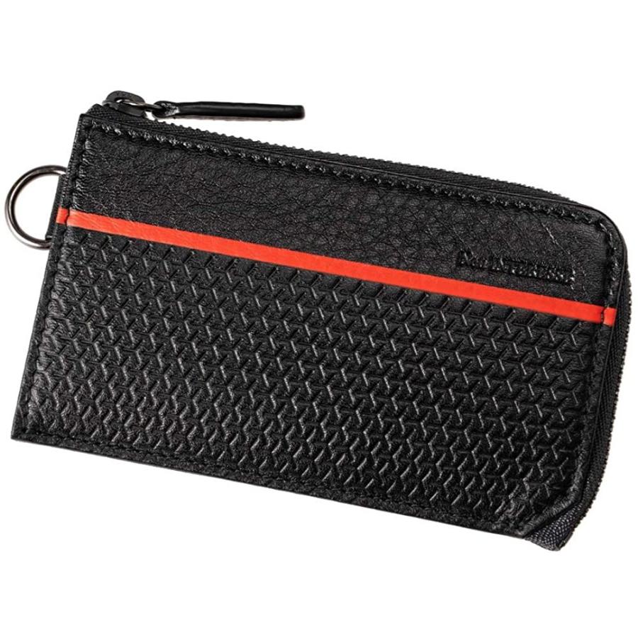 無料発送 ノイインテレッセ コンパクトマルチケース ドライ 3264 ブラック レッド キーケース