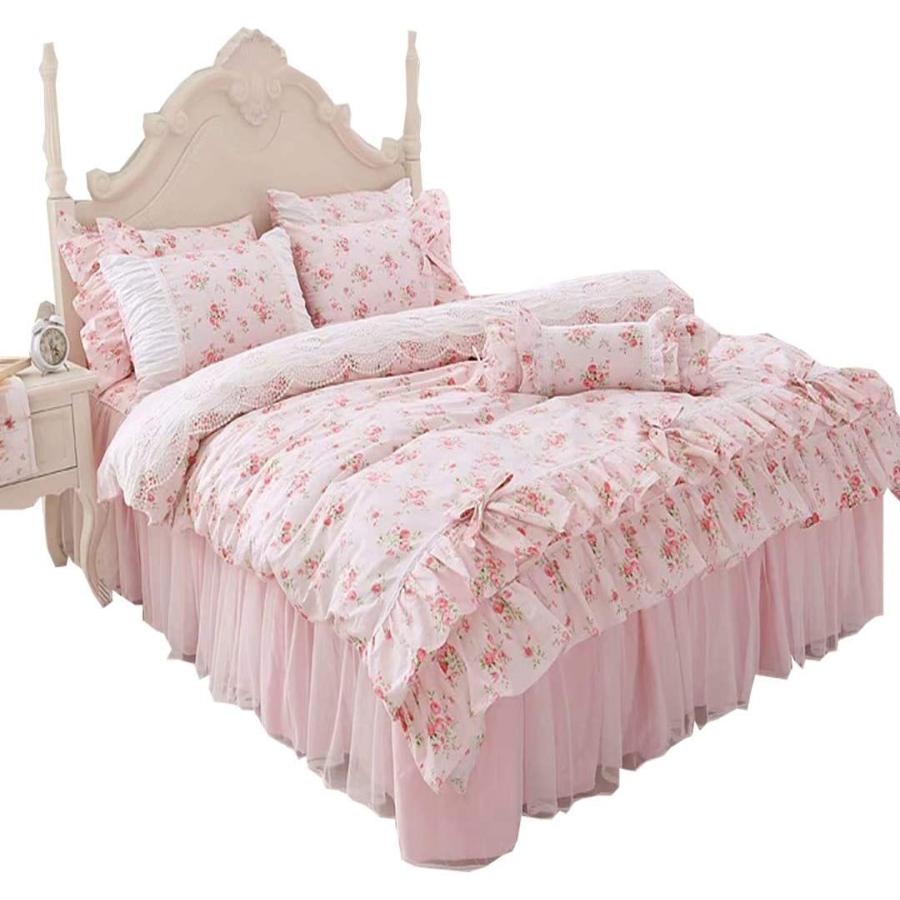 高品質特価品 布団カバー ベッドカバー 枕カバー ピンク姫系韓風 レース フリルデザイン おしゃれ 寝具 プリンセス 4点セット 3点セット 姫系 可愛い 暖かい 日本買取 Ssl Daikyogo Or Jp