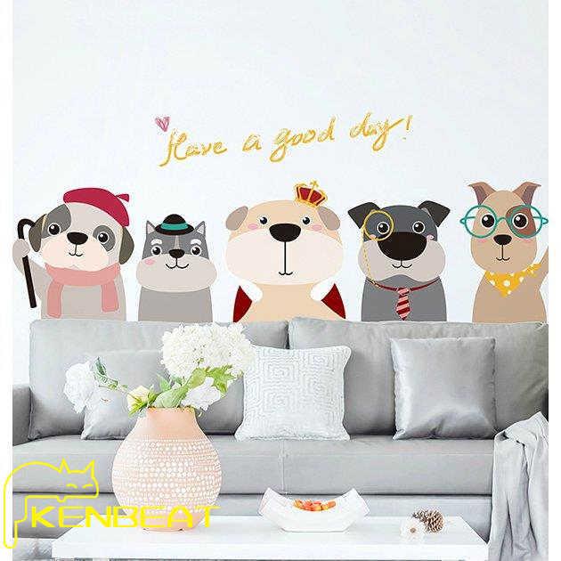 インテリア 雑貨 ウォールステッカー ルームデコ 壁紙デコ 動物 ねこ ゾウ 代引不可 保育園 子供部屋 送料無料 かわいい 幼稚園 クマ キリン 犬