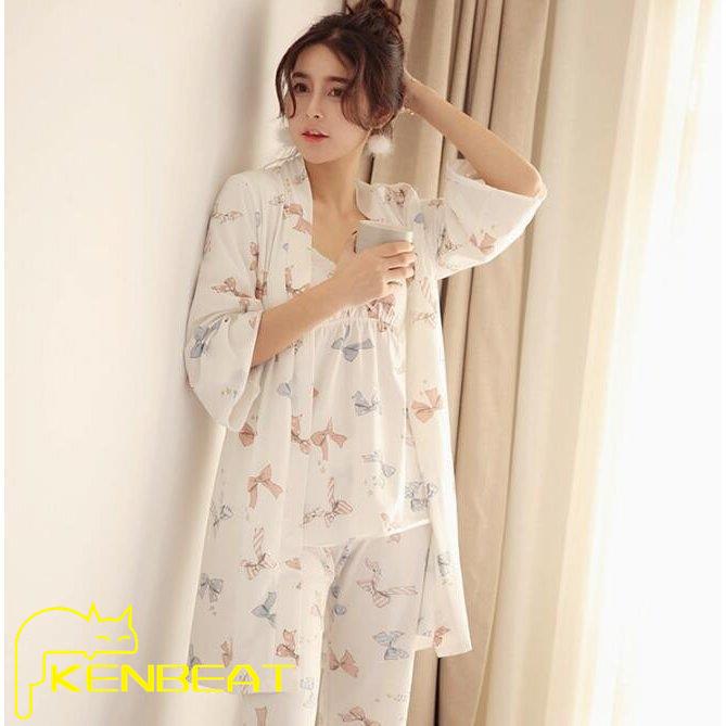 3点セット 花柄 春夏 寝巻き 大人パジャマ ルームウェア 部屋着 上下セットレディース 長袖 セクシー ゆったり 代30代40代 大きいサイズ送料無料 格安人気