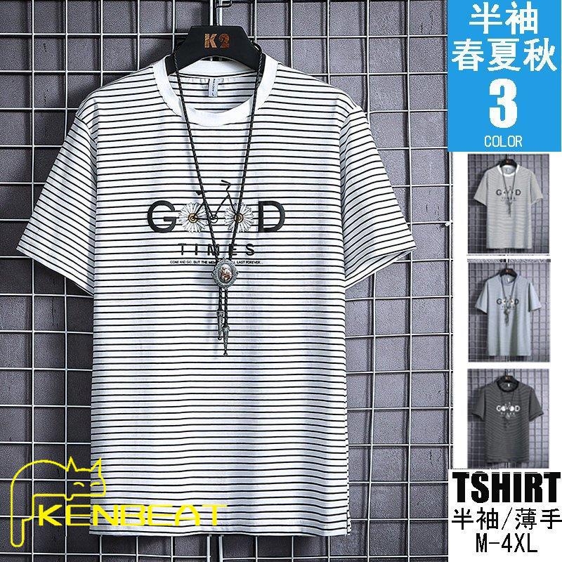 全3色 黒 赤 ベージュ 半袖ｔシャツメンズ ボーダー柄 スリム 花柄 バイク柄 オシャレ 夏物 ブルオーバ 綿 涼しい送料無料 Fmfm Com Mx