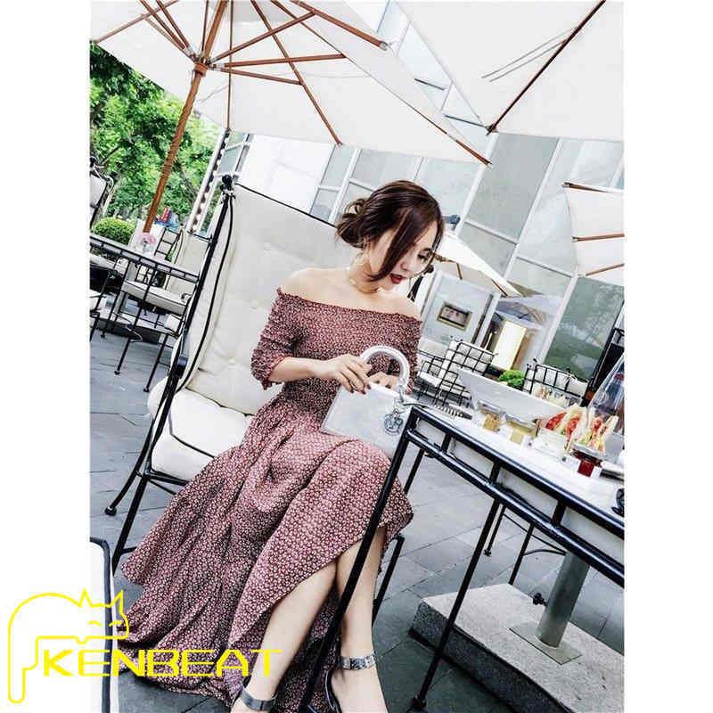 ワンピース レディース マキシ丈 マキシワンピース 小花 ロング プリーツ ポートネック 大人ガーリー 着痩せ ｓ ｍ ｌ送料無料 独特な