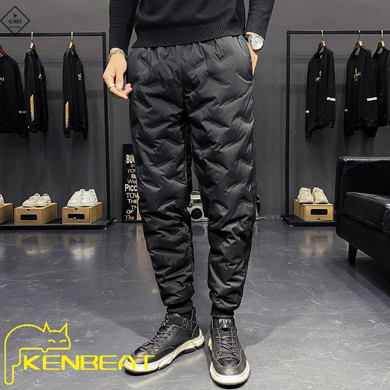 メンズファッション 桜瑪瑙 ダウンパンツ メンズ 冬物 ウエストゴム ダウン80 カジュアルパンツ 暖かいパンツ 秋冬 防風防寒送料無料 父の日 Skbpiaglq1 Www Slnb In