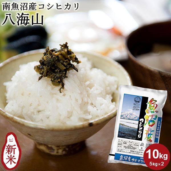 【10月お買い得品】新米 令和8年産 魚沼産コシヒカリ 八海山 10kg(5kg×2) 送料無料 お米 コシヒカリ 新潟米 ブランド米 高級米 銘柄米 白米 精米 ギフト | コシヒカリ