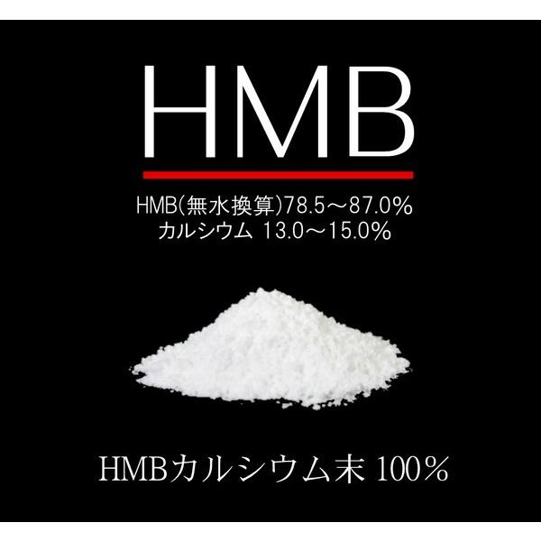 HMBカルシウム 100g 1日3000mgで約33日 筋トレ、ダイエットに HMB 粉末 メール便限定送料無料 HBMパウダー ドリンクやプロテインに混ぜてOK｜kenbihonpo｜03