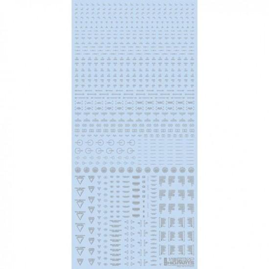 最大96 オフ 1 100 ワンカラーライトグレー Rb02コーションデカール 1枚入 新品ハイキューパーツ Hiqparts プラモデル 改造 弊社ステッカー付