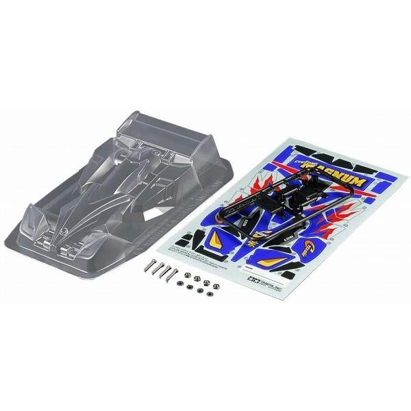 ラッピング不可 サイクロンマグナム クリヤーボディセット 新品ミニ四駆 グレードアップパーツ 改造 弊社ステッカー付