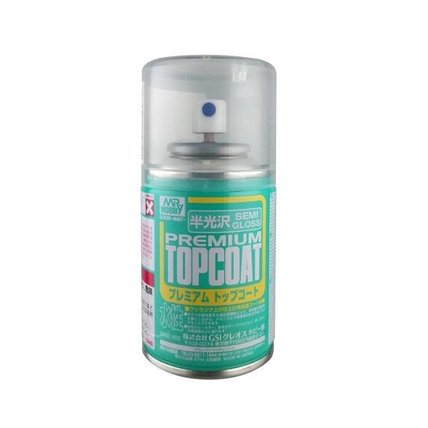 198円 メール便無料 Mr トップコート 水性プレミアムトップコート 半光沢 スプレー ml 新品塗料 Gsiクレオス