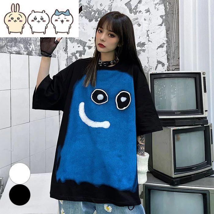 2color オバケちゃん キャラクター プリント 半袖 Tシャツ 半袖 Tシャツ プリント キャラクターお化け オバケ トップス カットソー ロング丈 ラウンドネック 5 Hnmp00tm4q ファッション Windowrevival Co Nz