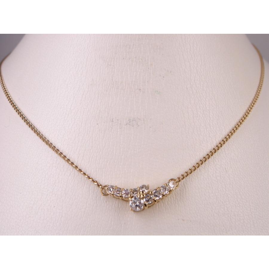 18金ダイヤスイートテンペンダントネックレス 0．47ct