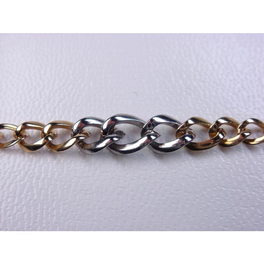 プラチナ＆18金コンビデザインネックレス 12．7g : KenBrand