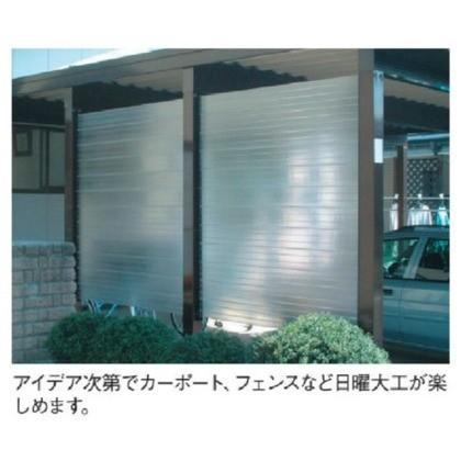 窓雪囲い用製品「万能クリアガード6尺用 クリア色」です。 万能クリアガード クリア色 26×130×1930 雪囲い 目隠し用 : 建築土木