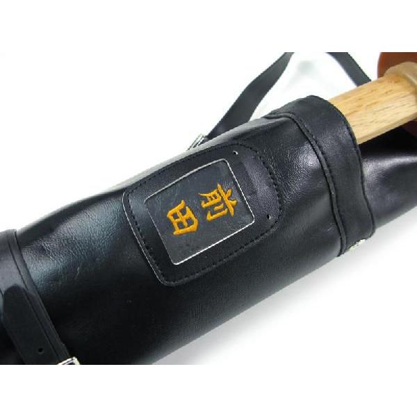 剣道 竹刀袋 合皮革 木刀入付 2本入 ワンタッチ 背負い紐付