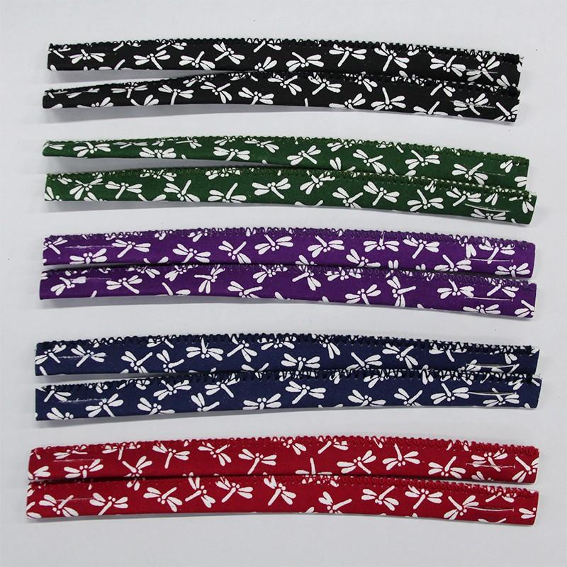 剣道 面 乳革 トンボ柄 クラリーノ 短2本組 7尺用 (ゆうパケットOK