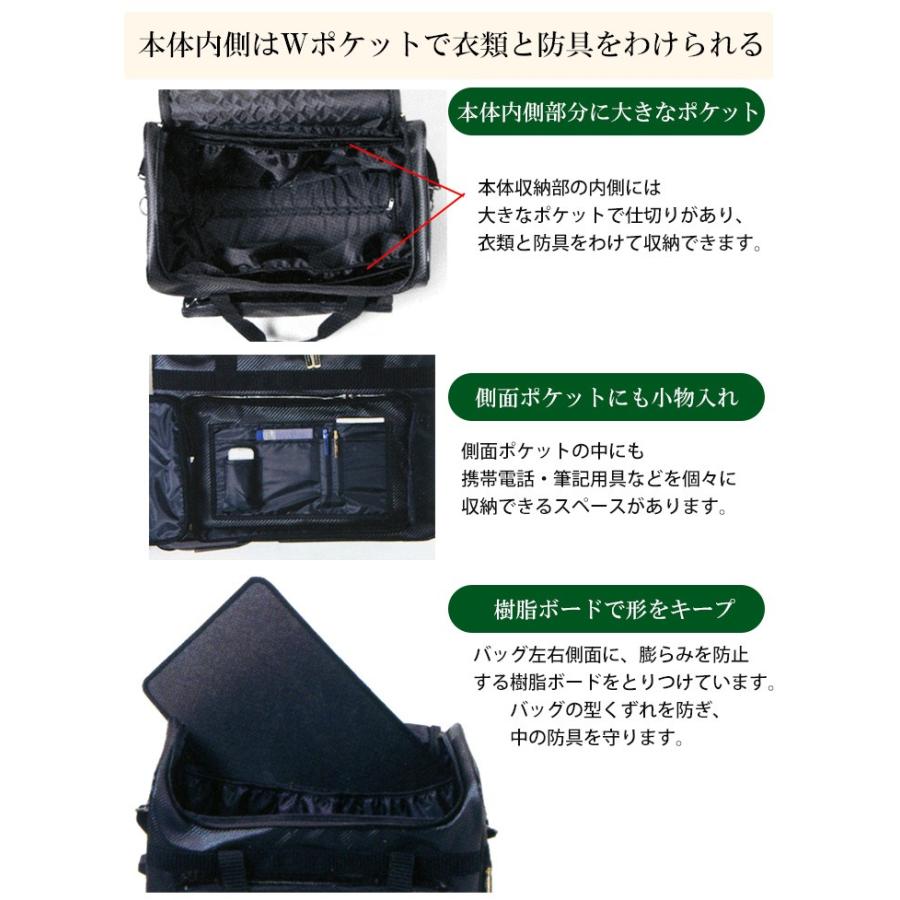 剣道防具(面、こて、収納袋) 松勘工業】冠 KENDO キャリー 剣道防具袋 – BUSHIZO