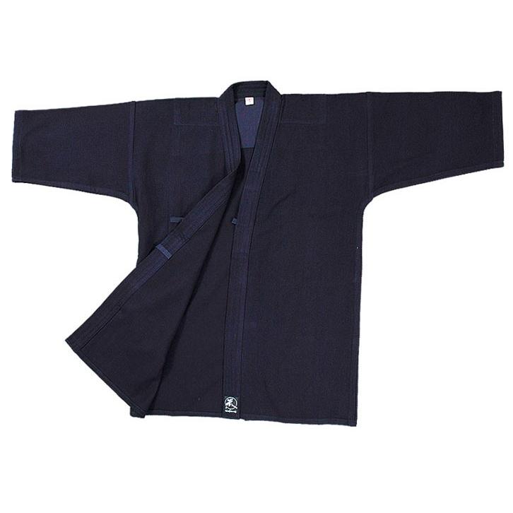 剣道着 正藍染一重 道衣(綿) 湯通し加工 5文字無料 : 剣道防具Online