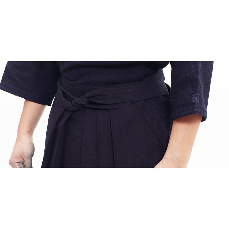 A-1α」タグ付 正藍染 上下セット 一重剣道衣+6000番袴 綿製 : 剣道防具