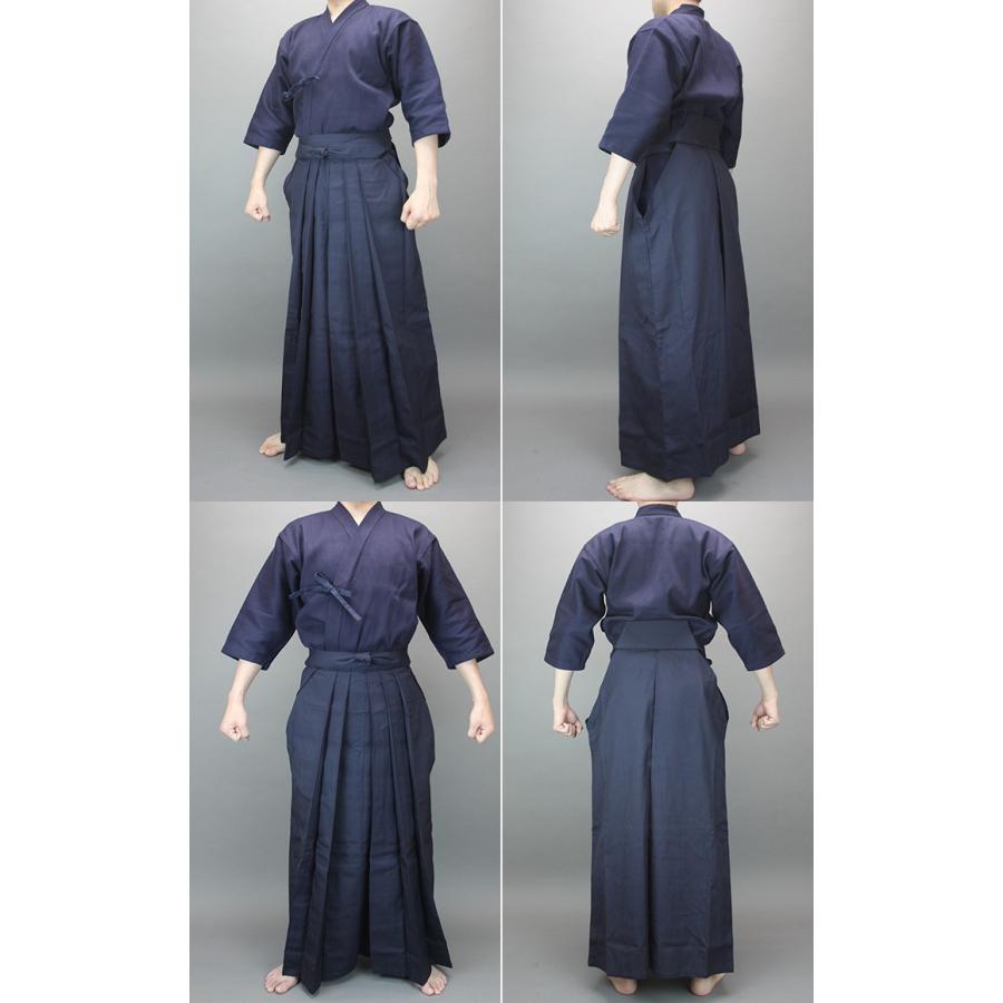 ゆるち様　テトロン袴　白26 紺26 刺繍8文字　新品 kendo-express_222-khtr
