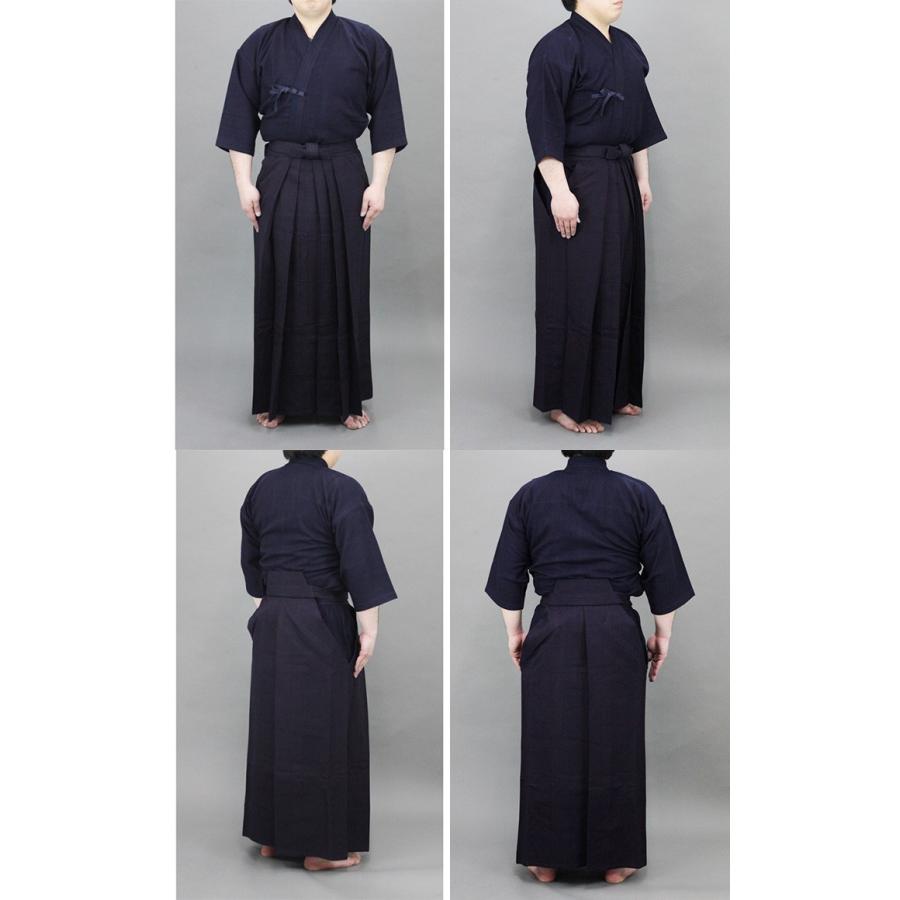 武州藍染特製機械刺　道着　袴 剣道 袴 武州正藍染剣道袴師範用10000番 碧 剣道具 剣道袴