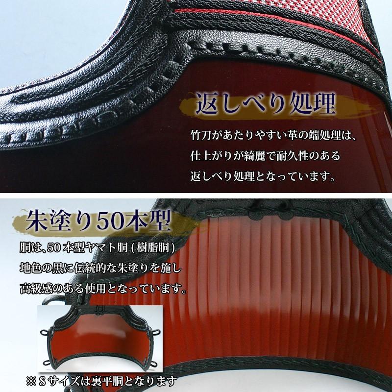 ○在庫処分品・剣道 防具 変り塗胴(カラー胴) ○花菱・エンジ白50本型