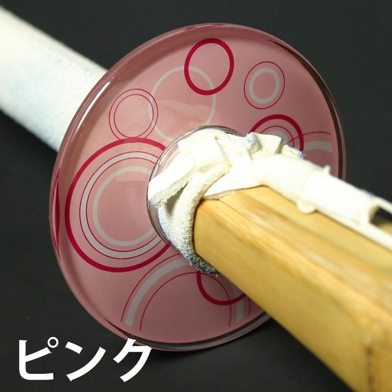 391円 最前線の 剣道 竹刀 鍔 化粧つば 水玉模様