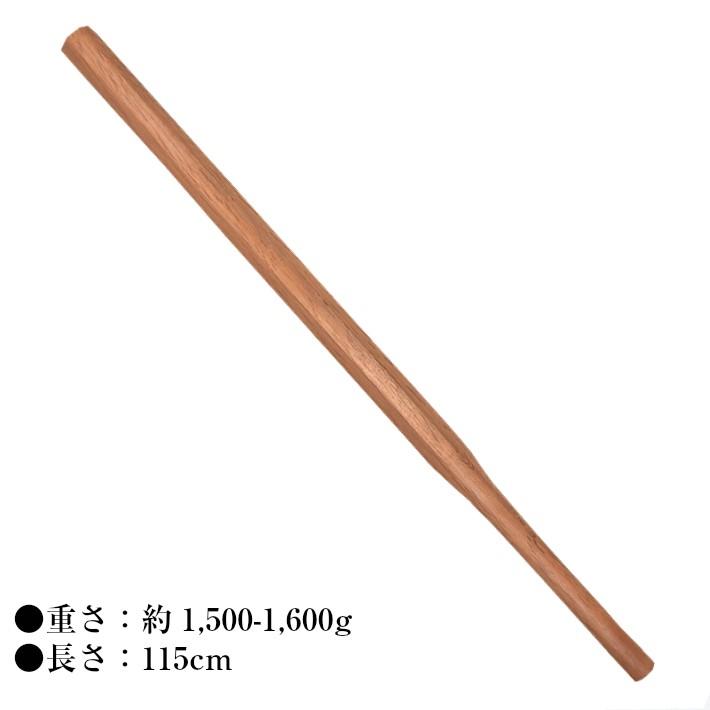 素振木刀 赤樫八角 （剣道 素振り用木刀） :OS001500:剣道良品館 - 通販 - Yahoo!ショッピング