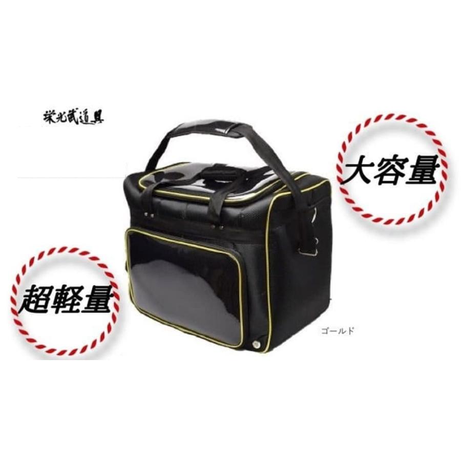 剣道 袋 防具袋 ボストン 軽量 TONBO メッシュ エナメル 黒 竹刀