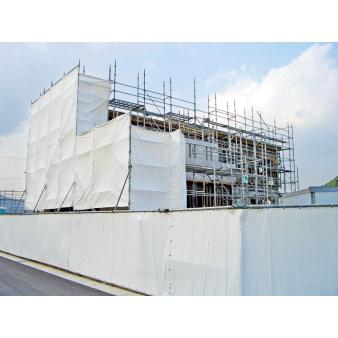 白防炎シート1.8×3.6 10枚入り 10枚セット】白防炎シート 1.8m x 3.6m (P450) | 防炎シート