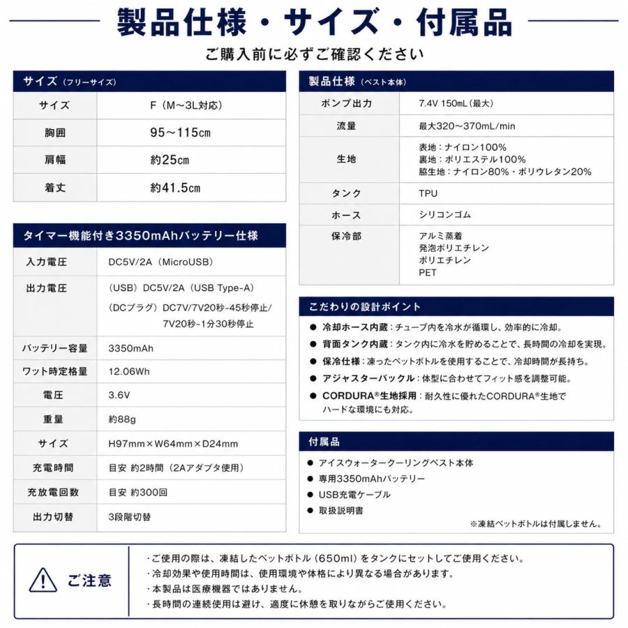 Ah!ISSU アイスウォータークーリングベストプロ ICW001 ブラック 熱中