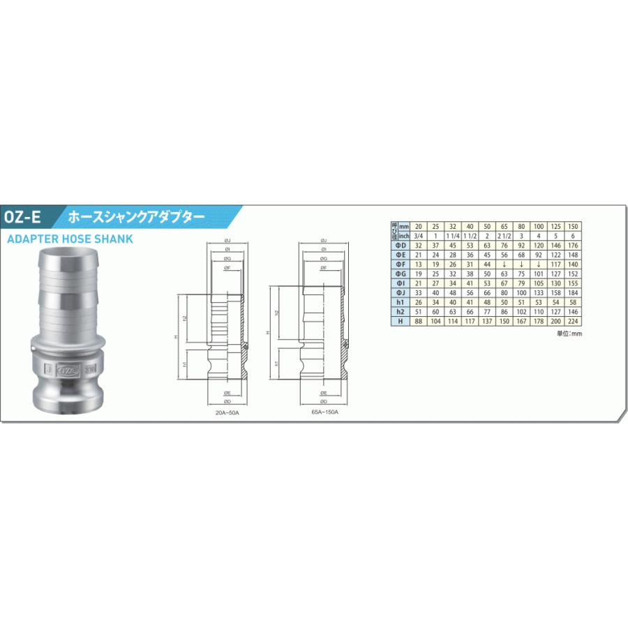 SEAL限定商品】 建築土木ストア小澤物産 4インチ 100A OZCレバーカップ