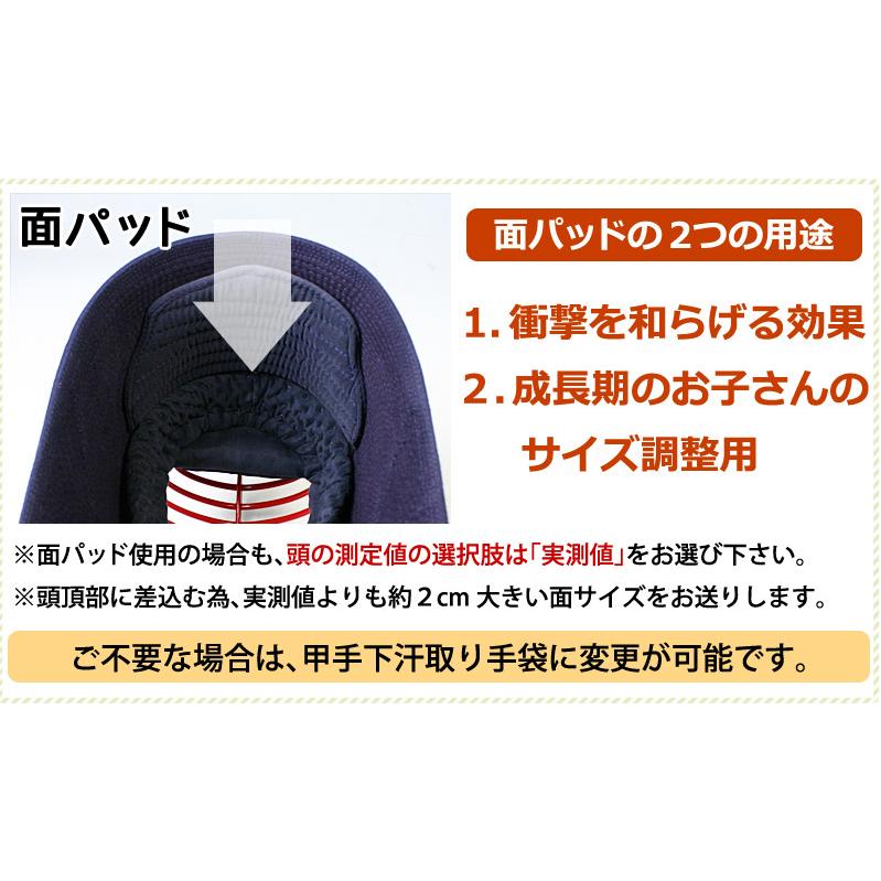 剣道 防具 セット JFPスタンダード 5ミリピッチ刺し「大河」●印伝風面乳革「青・トンボ」プレゼント（●3年保証書・説明書）｜kendouya｜13